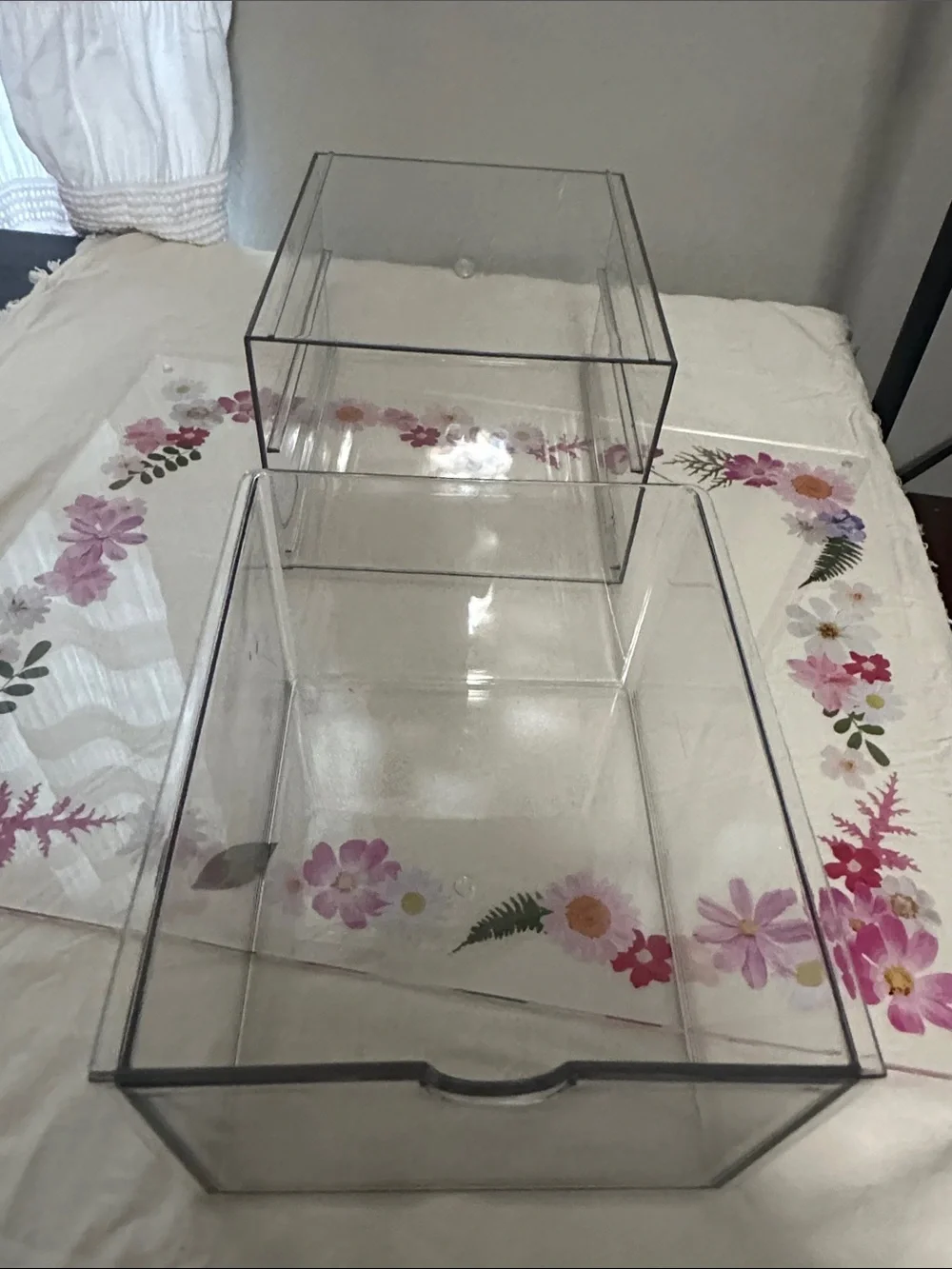 Acrylic drawer for storage. NWOT